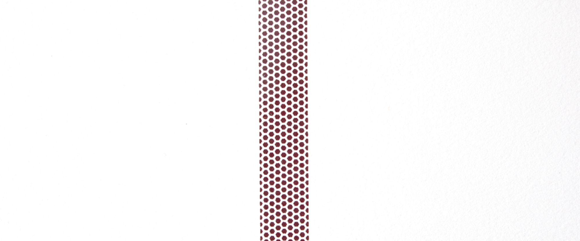 Reibefläche (Detail) - 2019, Siebdruck auf Papier, phosphorhaltige Farbe, 100 x 70 cm