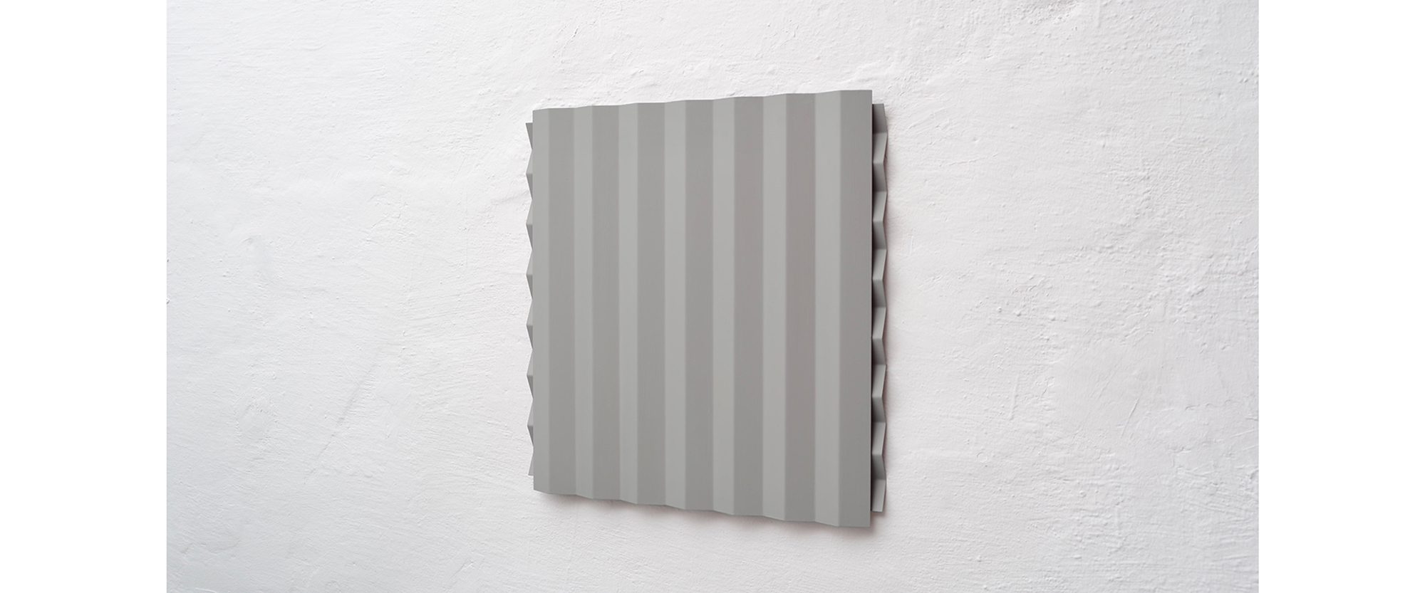 ZWEIFACH, 2017, Stahl, Acryl, 49 x 49 x 4 cm
