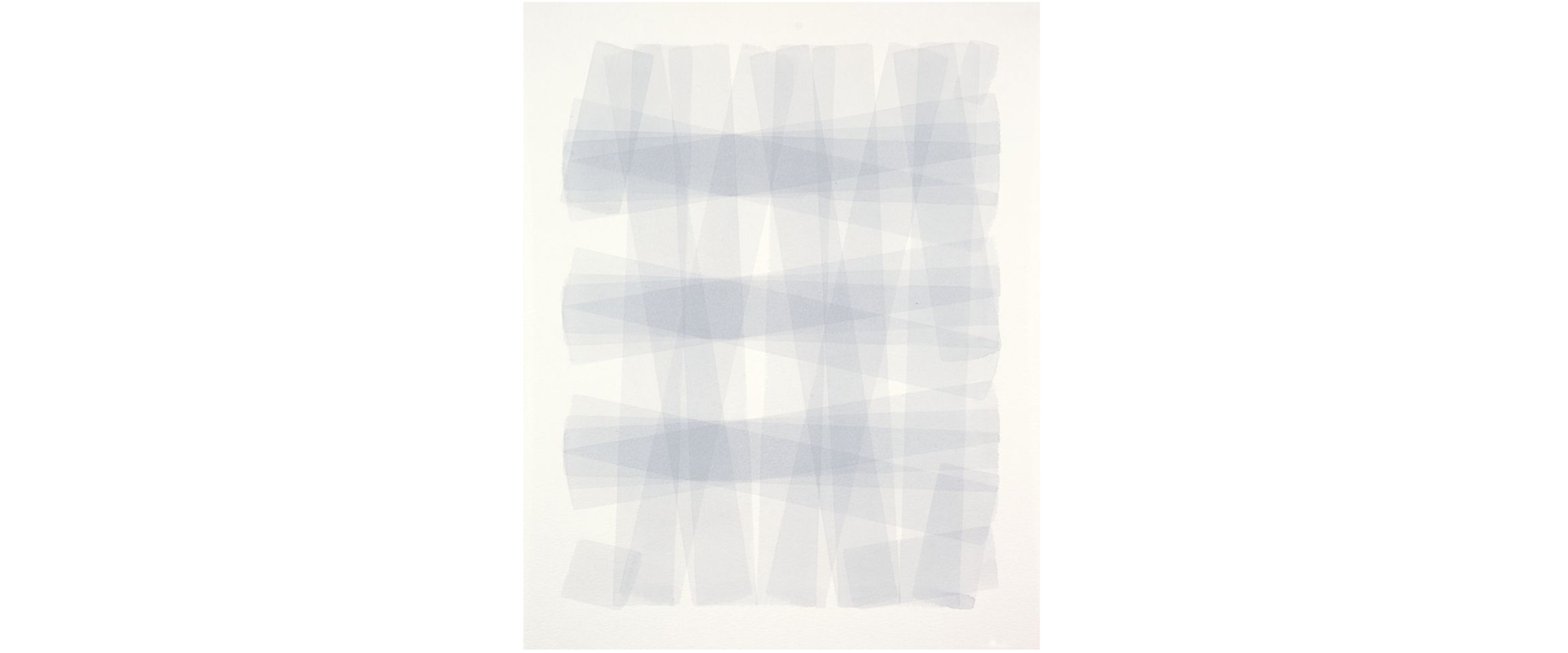 KREUZUNGEN 160416, 2016, Aquarell, Blattgröße 50 x 40 cm