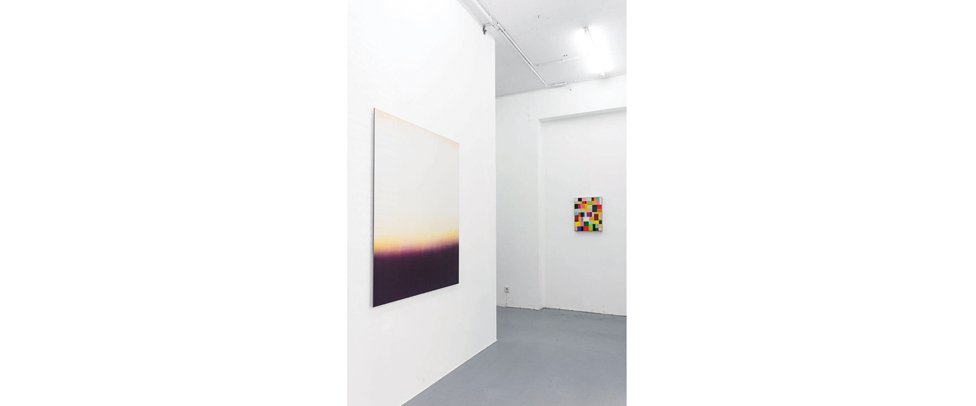 Ausstellungsansicht "Das Leben ist schön. Bim Koehler zum 70sten Geburtstag", Galerie Renate Bender, 2019