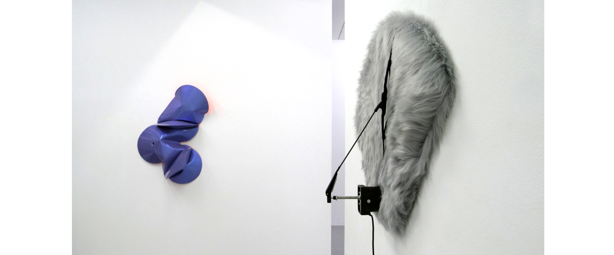 Ausstellungsansicht "Oscillation in Color and Sound", Jeremy Thomas - Pfeifer & Kreutzer, Galerie Renate Bender 2019