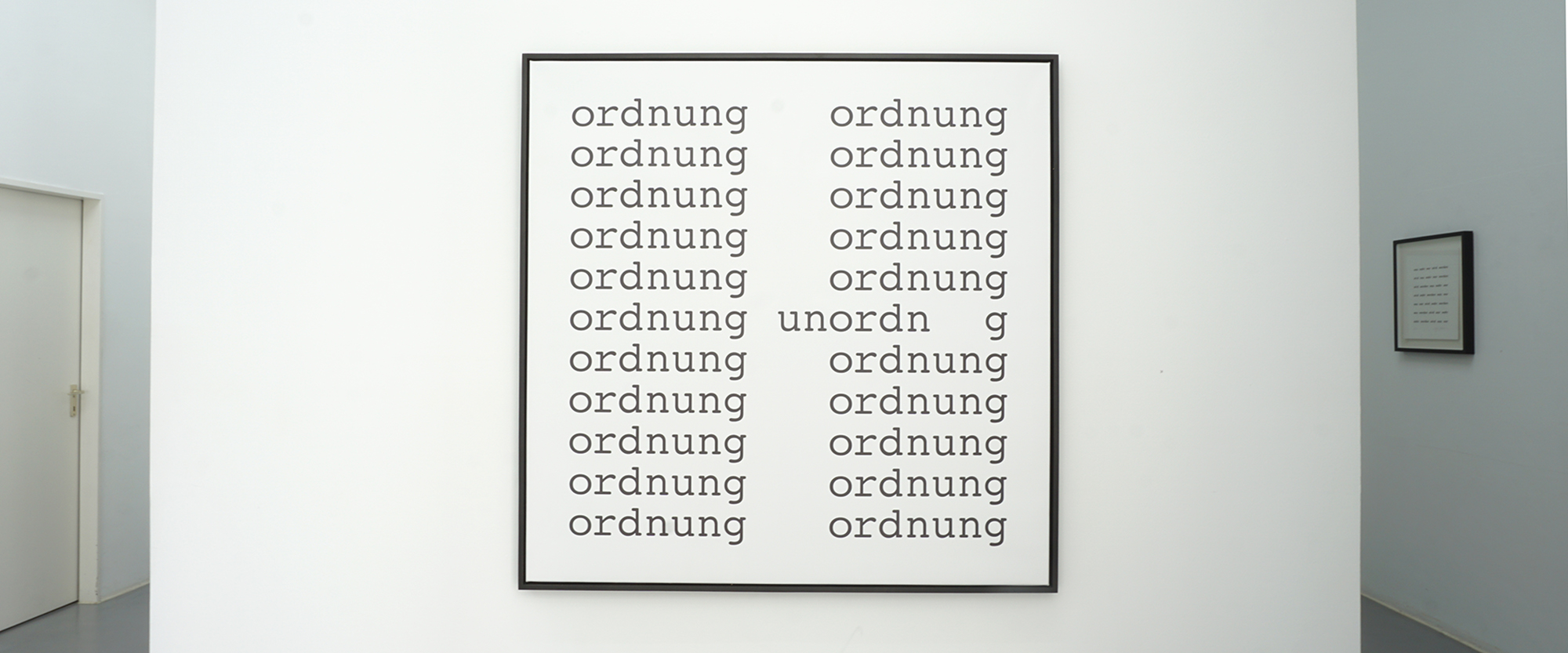 ordnung - unordnung - 1961/2017, Siebdruck auf Leinwand, Auflage 5/5, 120 x 120 cm