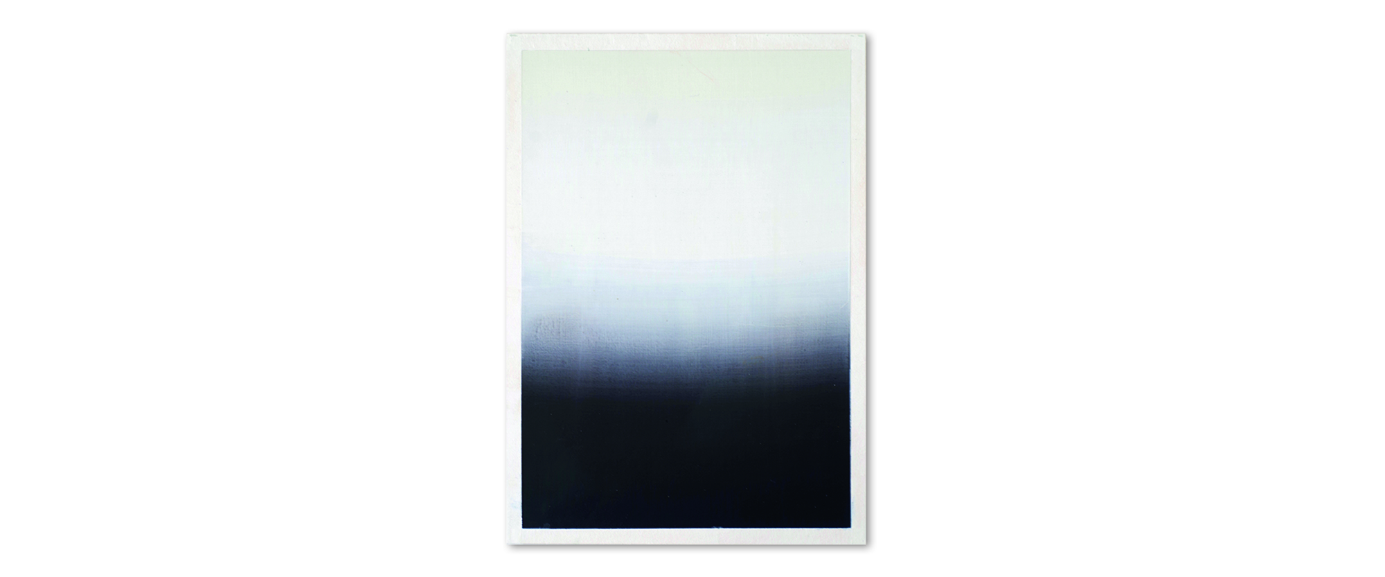 "EP - 19.1" - 2019, Pigmente, Acryl, auf Kreidegrund, auf Finnischer Maschienenholzpappe, Blattformat 30 x 21 cm, gerahmt, 50 x 40 cm
