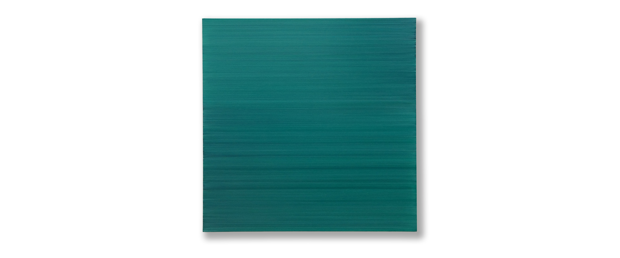 Egyptian Malachite - 2017, Öl auf Leinwand, 85 x 85 cm