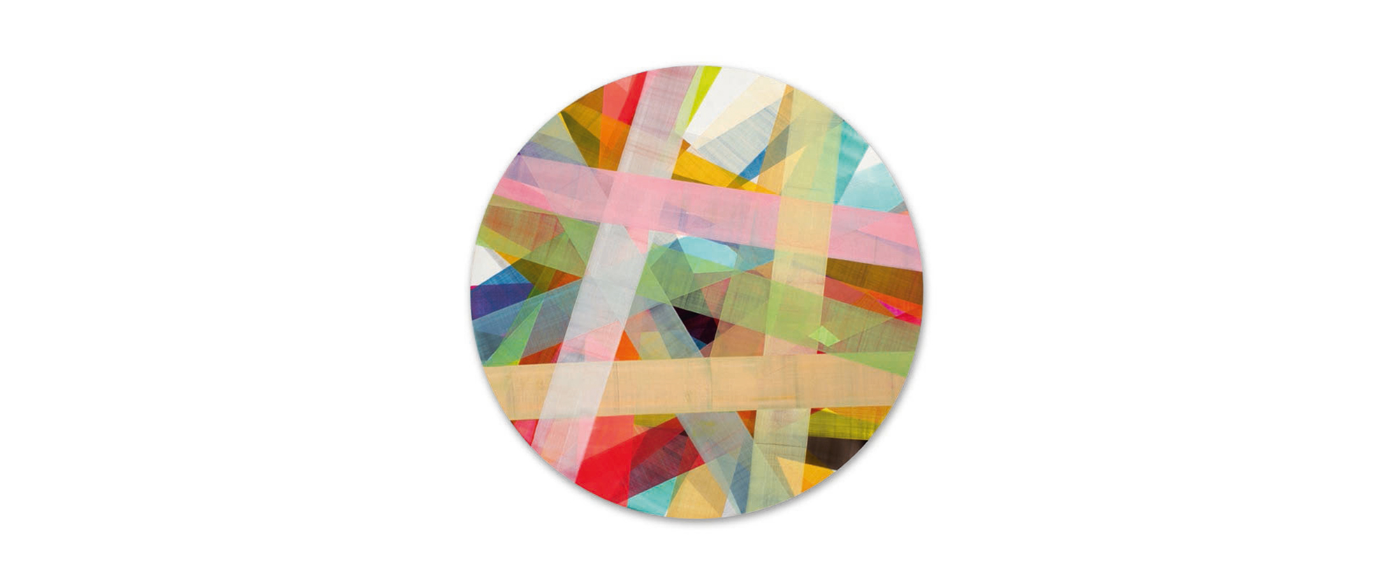 Kreis 119.2 - 2019, Pigmente, Acryl, Kreidegrund, Aludibond, D. 100 cm