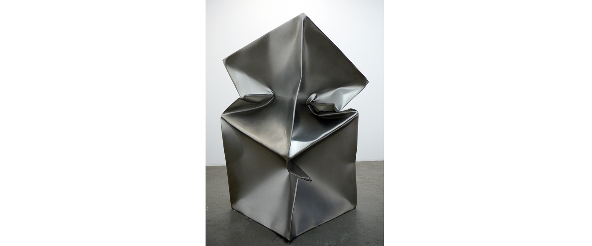 Double – 2008, Edelstahl, 200 x 100 x 100 cm