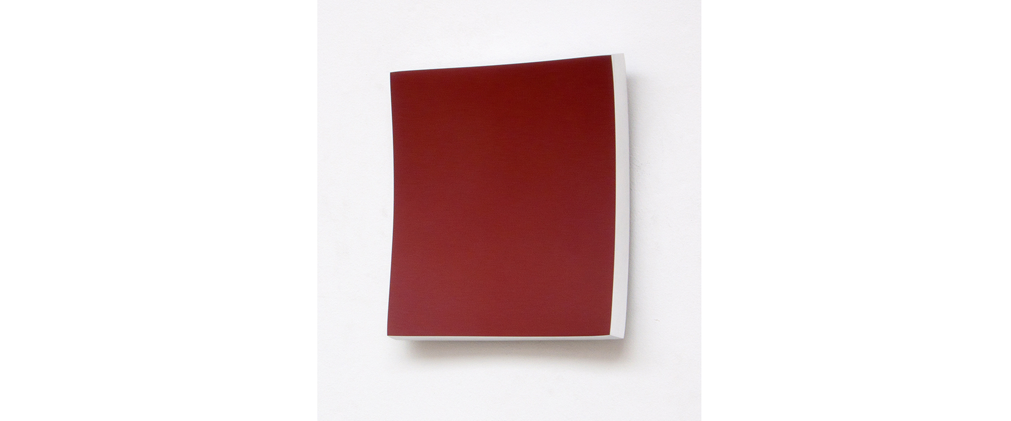 Ohne Titel – 2013, 20/13/573, Aluminium, eloxiert, 22 x 20 x 3,5 cm