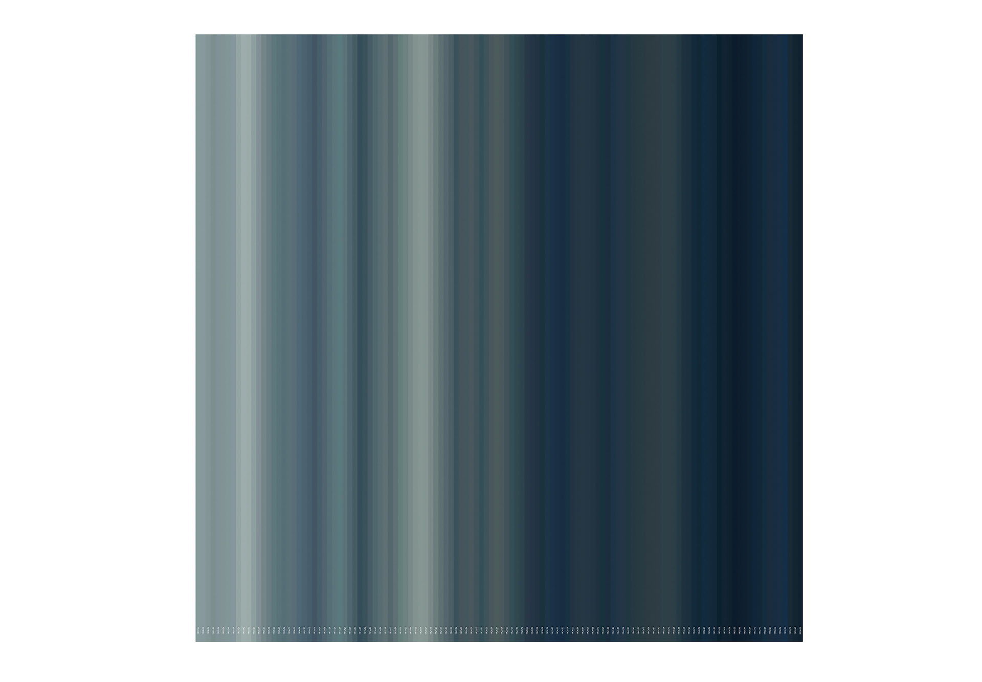 blau, unendlich 2018/24 - 2018, 28.07.2010 - 18:59:40 - 20:00:00, Giclée Druck auf Hahnemühle Photo Gloss 260g, auf Aluminium, Acrylglas, 1/3, 120 x 120 cm