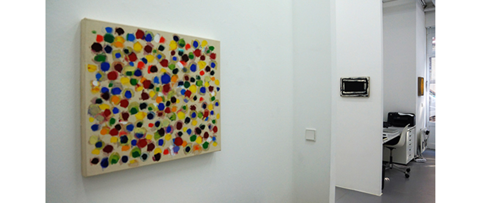 Ausstellungsansicht "Fundamental Painting. Joan Hernández Pijuan - Jerry Zeniuk", Galerie Renate Bender 2015