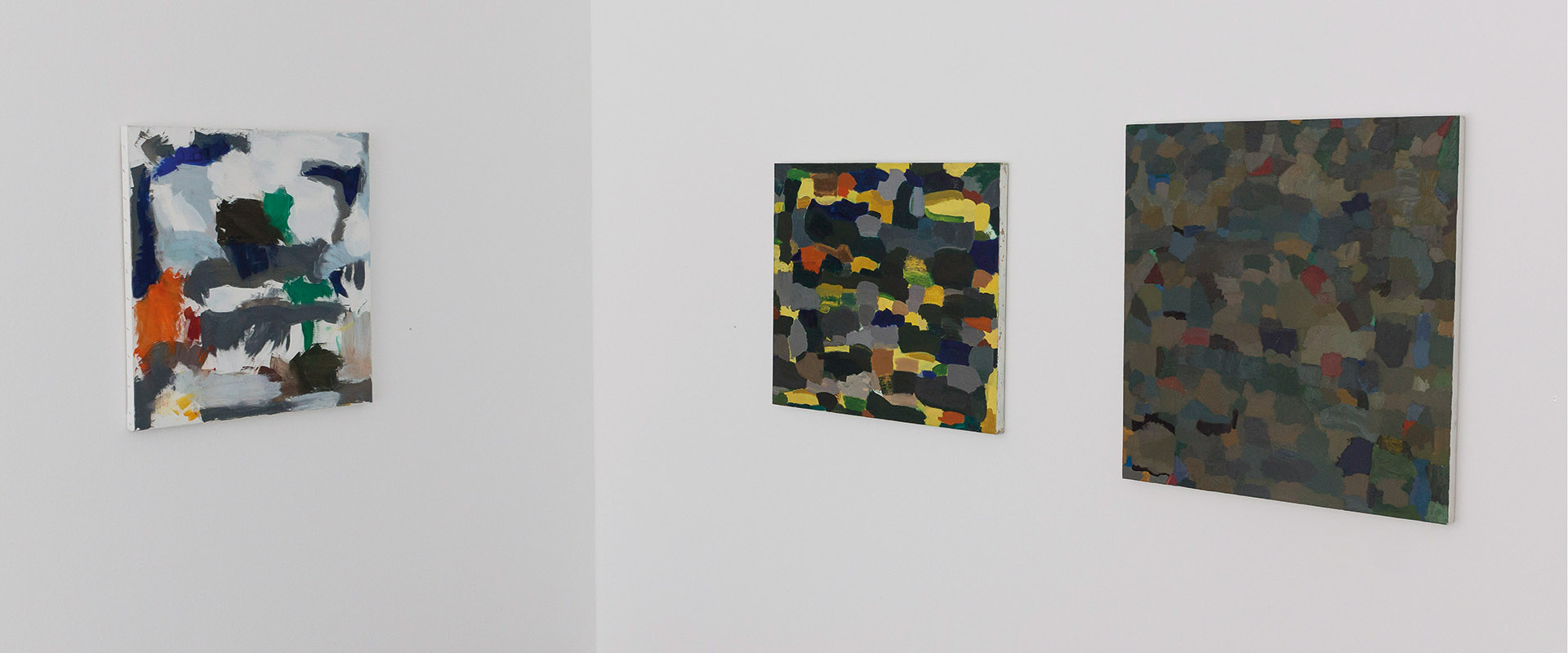 Ausstellungsansicht "Fundamental Painting. Joan Hernández Pijuan - Jerry Zeniuk", Galerie Renate Bender 2015