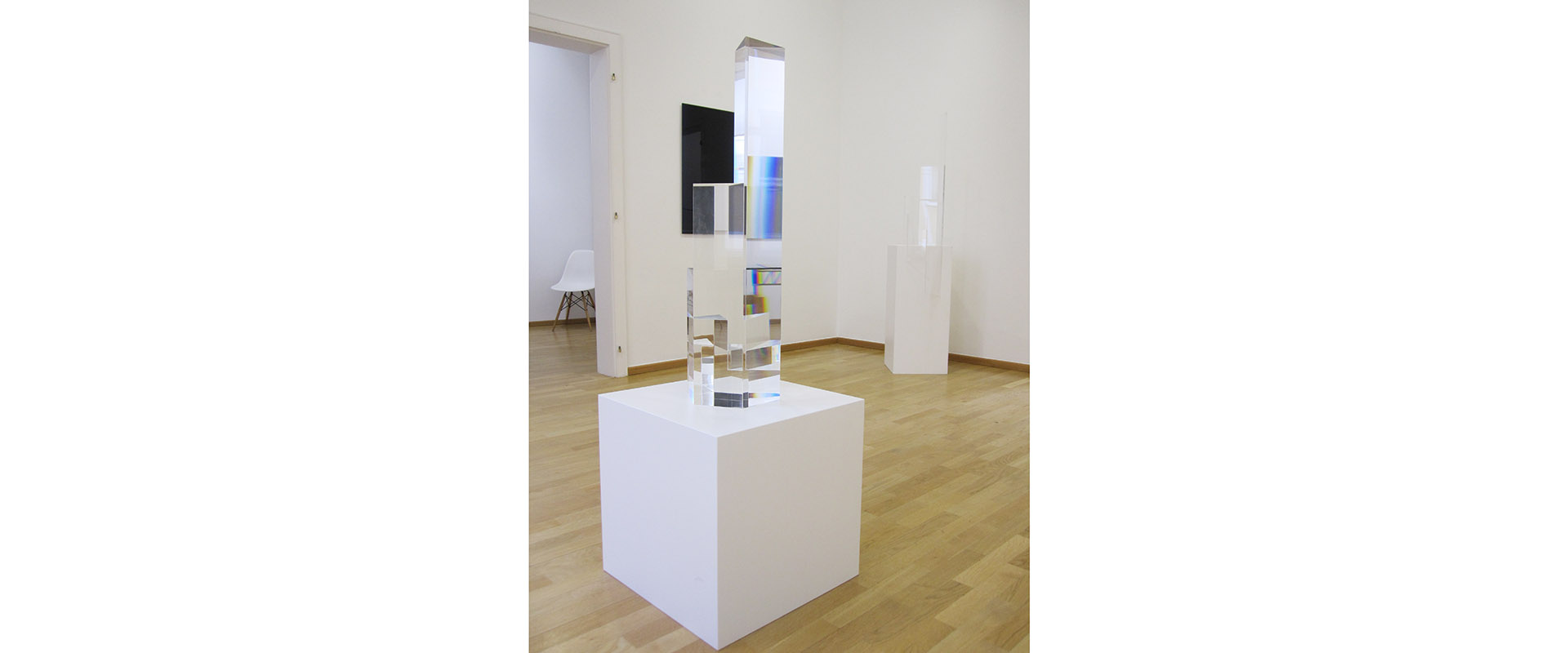 Ausstellungsansicht "Wie sehe ich das Licht. Inge Dick - Hellmut Bruch", Galerie Renate Bender 2013
