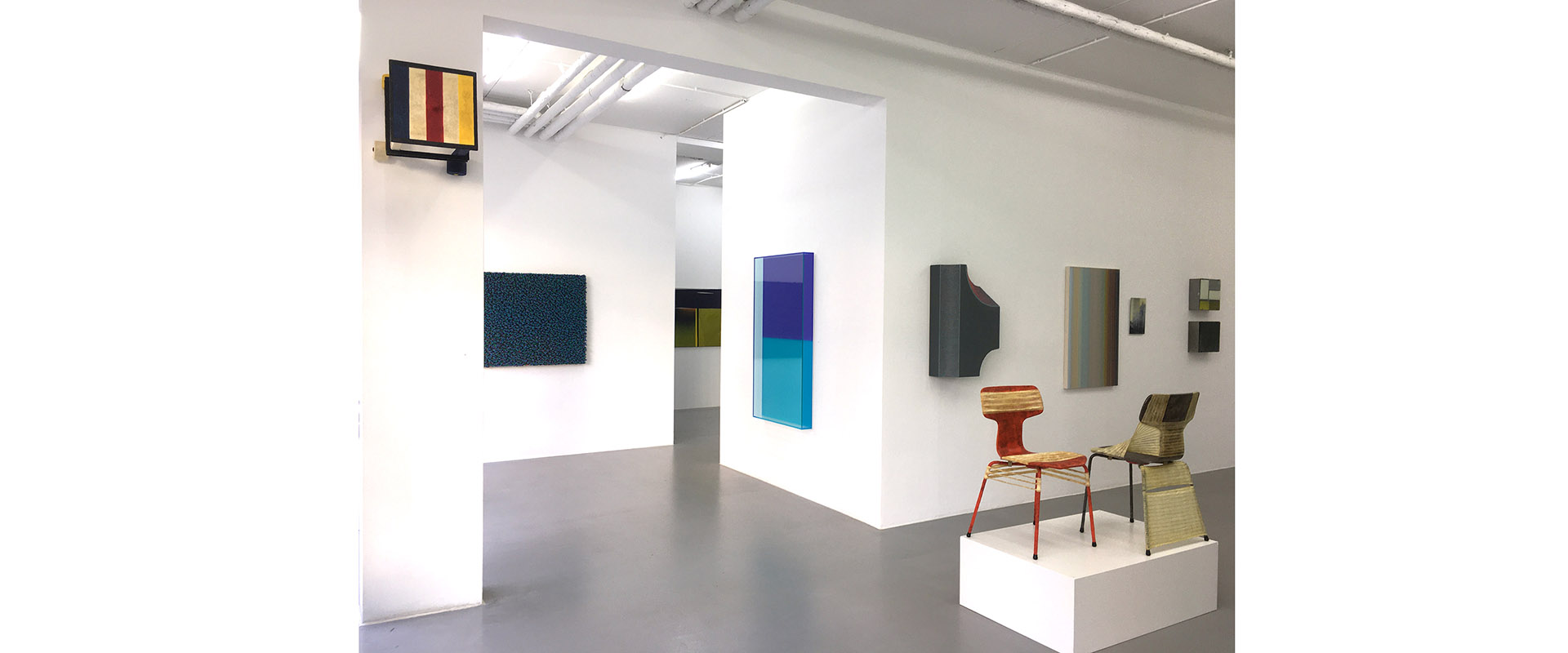 Ausstellungsansicht "Curated by... Erhard Witzel", Galerie Renate Bender 2020