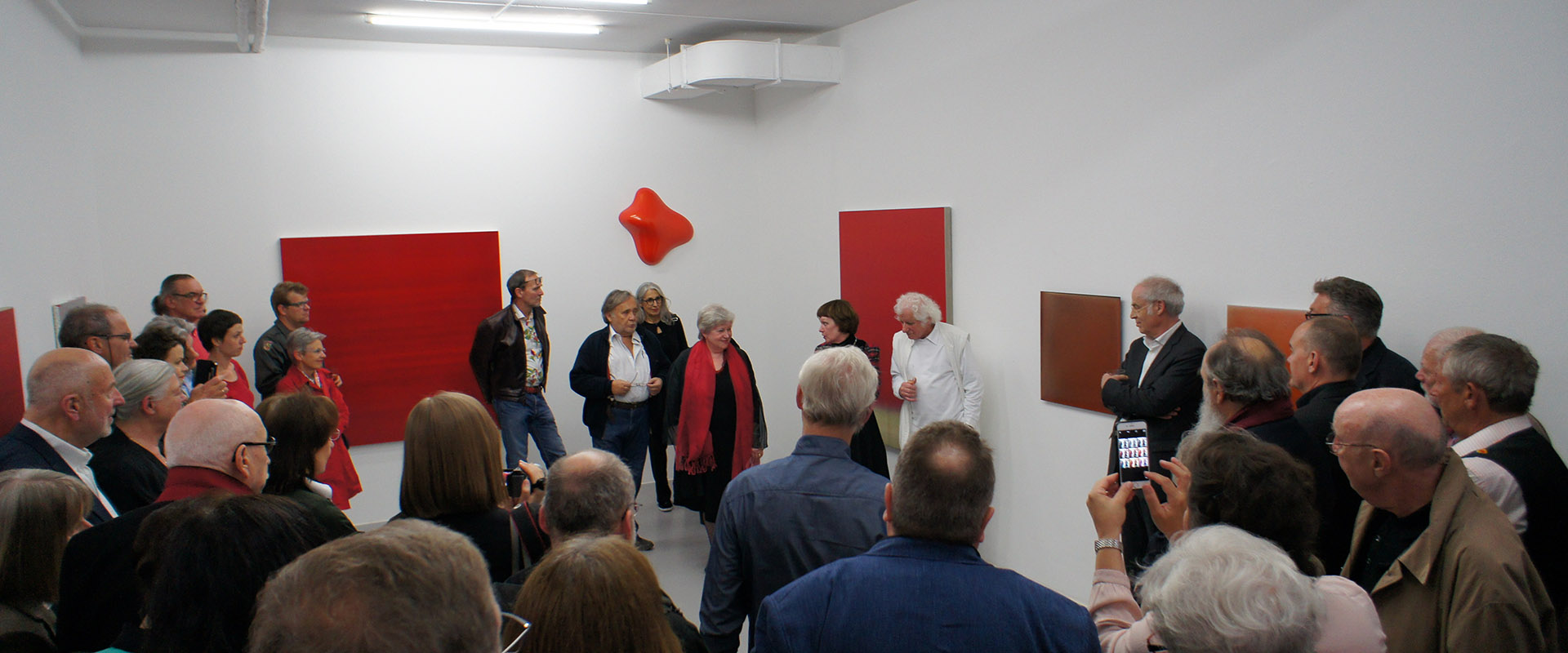 Vernissage "Fifty Shades of Red", Galerie Renate Bender 2016