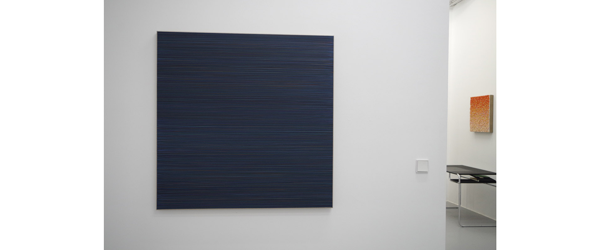 Ausstellungsansicht "Mostly Monochrome", Galerie Renate Bender 2015