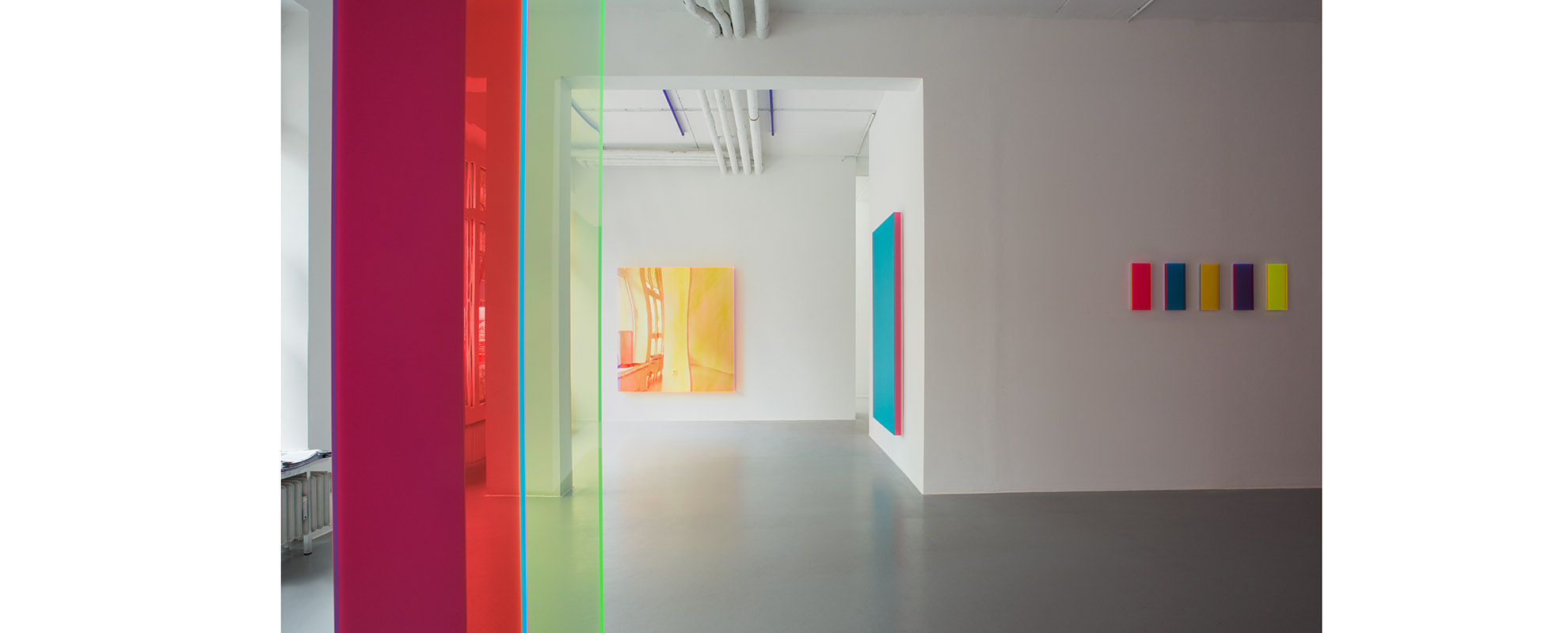 Ausstellungsansicht "look into it. Regine Schumann", Galerie Renate Bender 2014