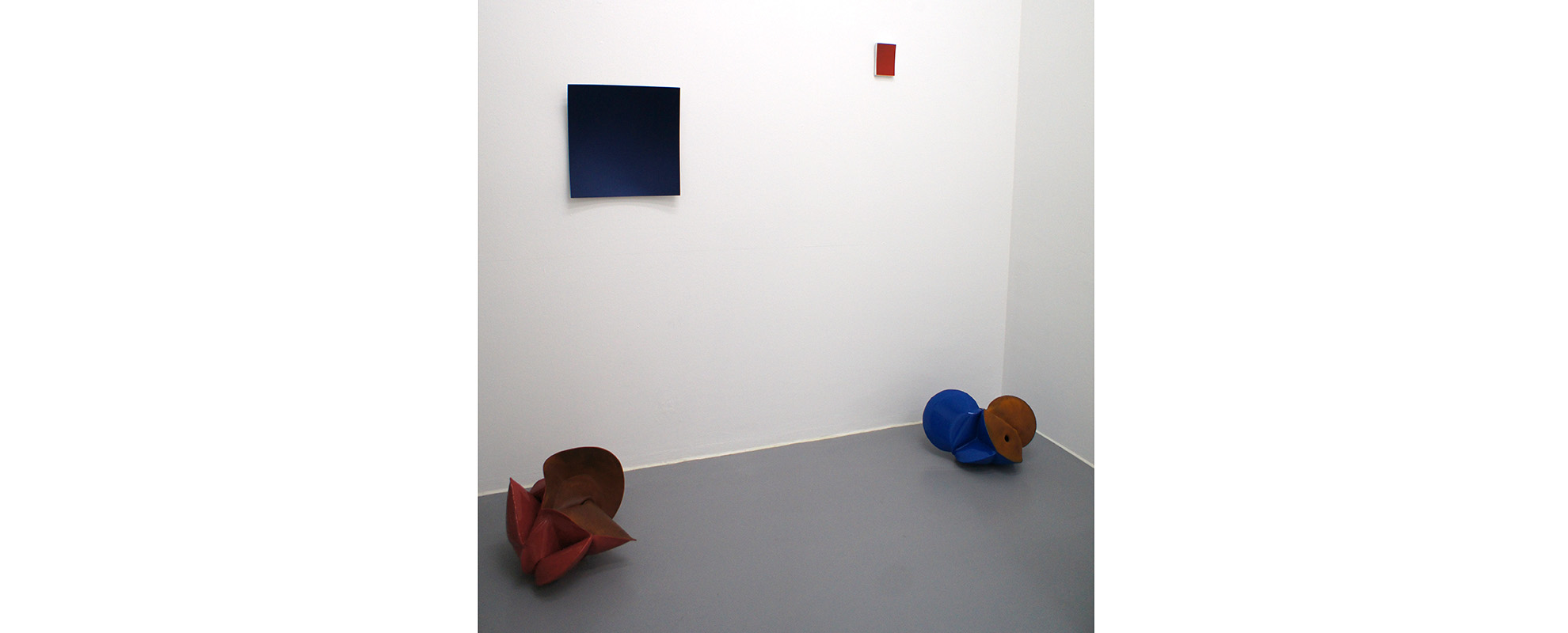 Ausstellungsansicht "Heavy Metal?", Galerie Renate Bender 2014