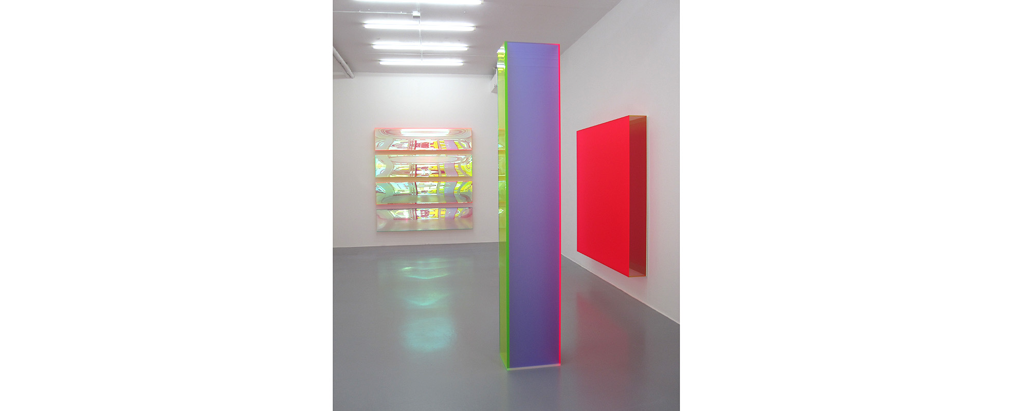 Ausstellungsansicht "look into it. Regine Schumann", Galerie Renate Bender 2014