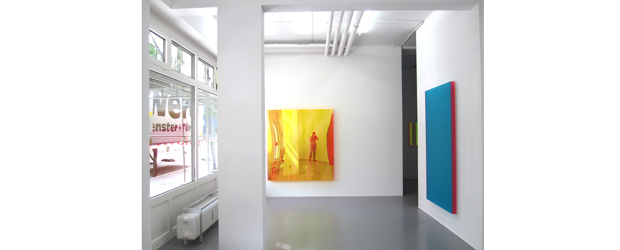 Ausstellungsansicht "look into it. Regine Schumann", Galerie Renate Bender 2014
