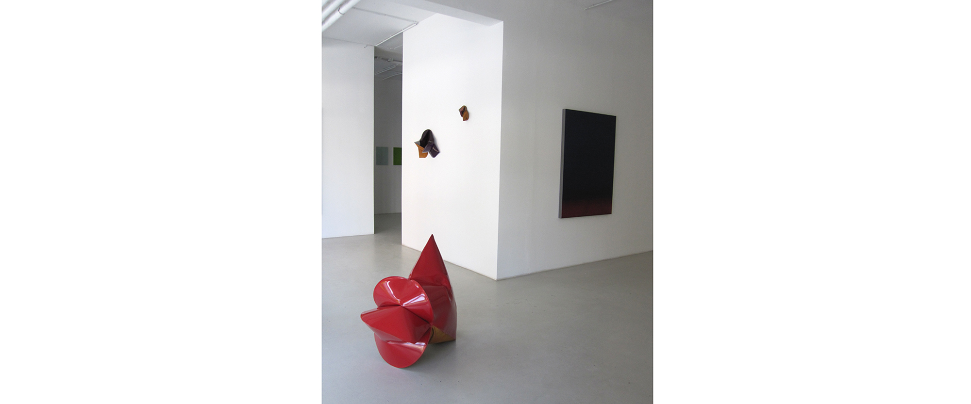 Ausstellungsansicht "Highly Sensuous. Bim Koehler - Jeremy Thomas", Galerie Renate Bender 2014