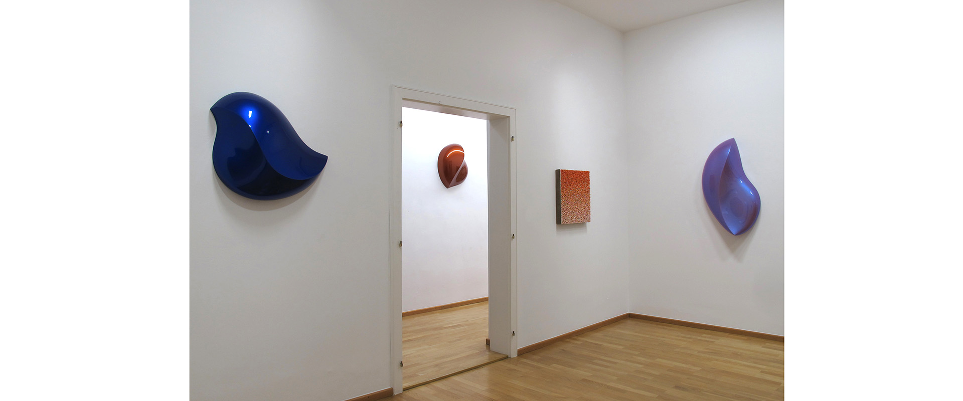 Ausstellungsansicht "Object Painting - Painting Object. Robert Sagerman - Bill Thompson", Galerie Renate Bender 2014