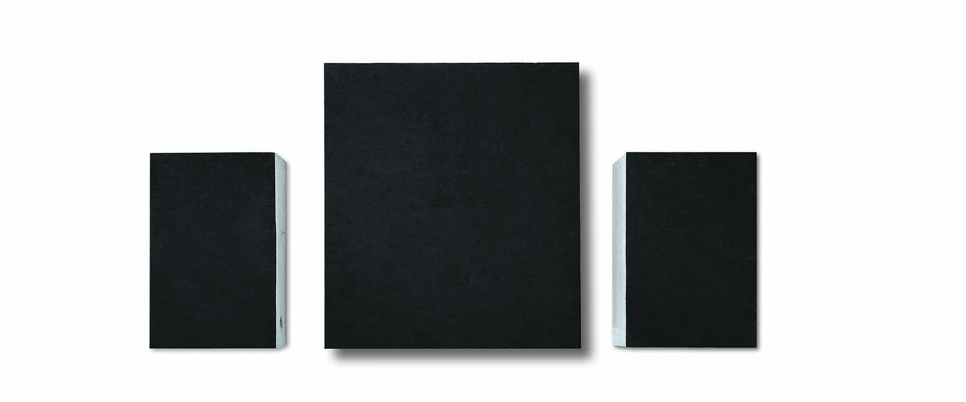 Ohne Titel - 2020, Pigment auf Pietra Serena, 21 x 14 cm, 30,5 x 27,4 cm, 21 x 14 cm