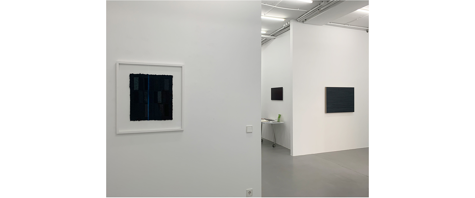 Ausstellungsansicht "Black is Beautiful", Galerie Renate Bender 2021