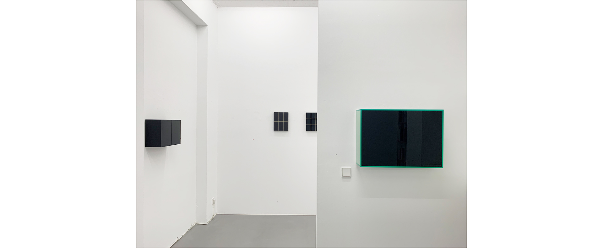 Ausstellungsansicht "Black is Beautiful", Galerie Renate Bender 2021