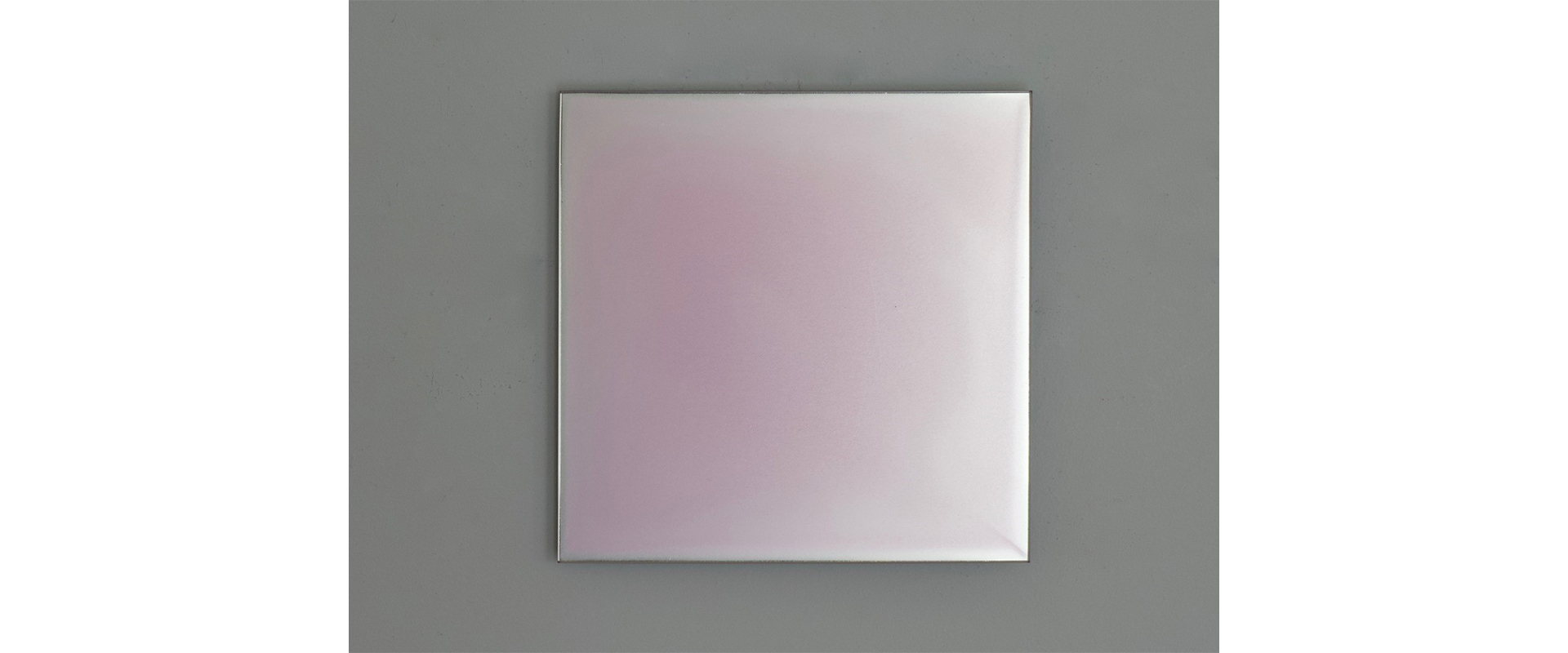 LICHTTANK IX-K - 2020, Pigment, Lack auf vespiegeltem Glas, 15 x 15 cm