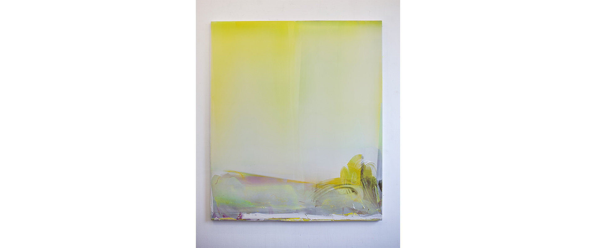 Springtime. St. Romain - 2020, Kremer Pigmente, Polyurethan auf Aluminium, 175 x 150 cm