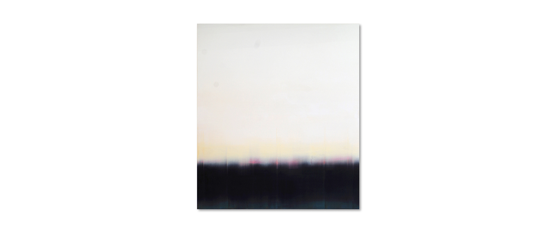 Bim Koehler, E – 120.231 – 2023, Pigmente, Acryl, auf Kreidegrund, auf Gewebe, auf Holzkörper, Stahleinfassung, 120 x 115 x 5 cm