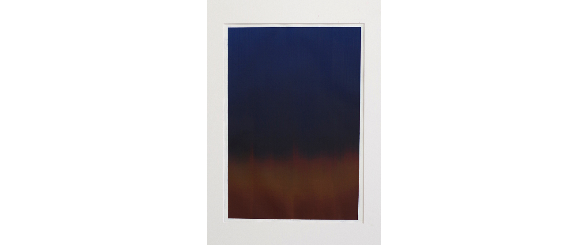 Bim Koehler, EP – 30.232 – 2023, Pigmente, Acryl, auf Kreidegrund, auf Römerturm Echt Bütten, gerahmt, hinter Glas, 29,7 x 21 cm