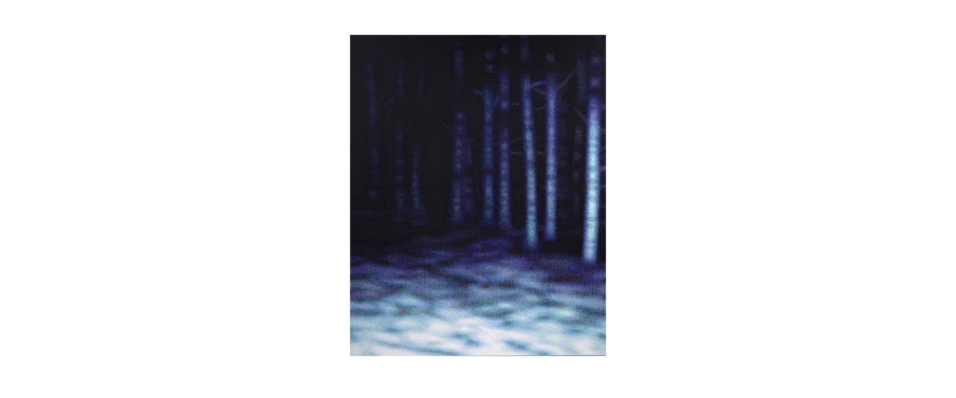 Steffen Kern, „Forest“ – 2020, Farbstift auf Karton, 50 x 40 cm