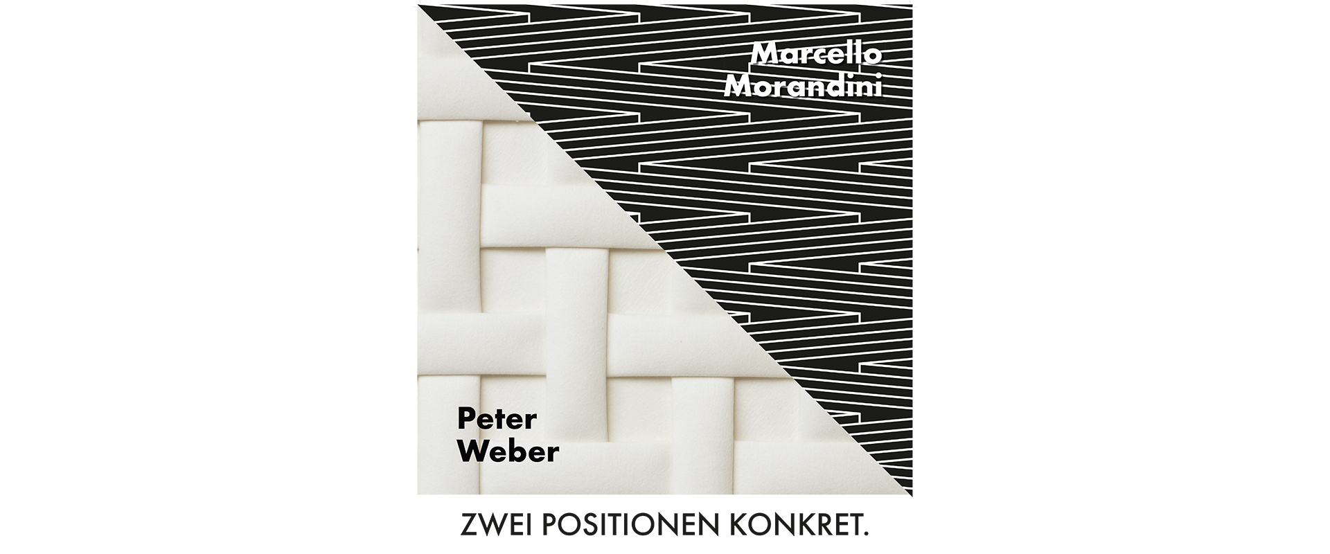 Zwei Positionen Konkret. Marcello Morandini und Peter Weber, Galerie Renate Bender, 2025
