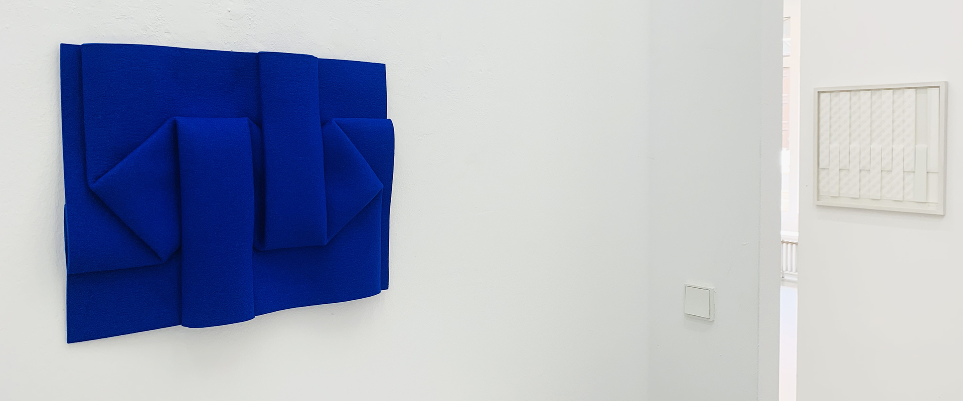 Ausstellungsansicht "Zwei Positionen Konkret. Marcello Morandini und Peter Weber", Galerie Renate Bender, 2025