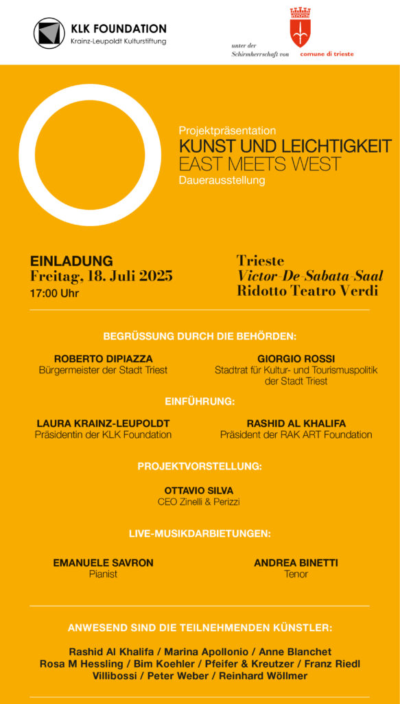 East meets West, Trieste, 2025