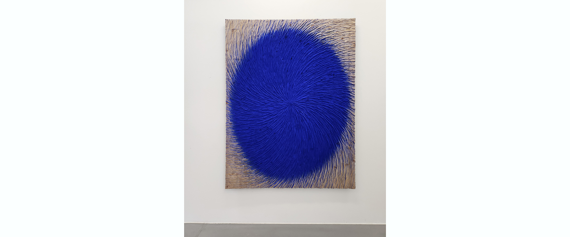 Ausstellungsansicht "MATERIAL UND STRUKTUR II. Helmut Dirnaichner, Alfred Haberpointner, Martin Lehmer",, Galerie Renate Bender 2026