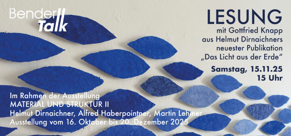 Einladungskarte Bender Talk 2025