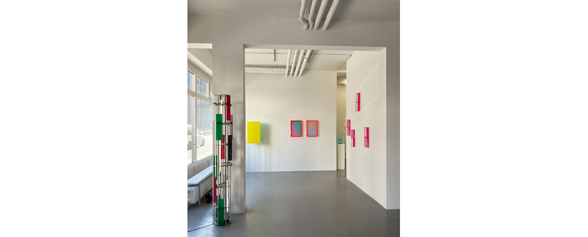 Ausstellungsansicht "LUMEN", Galerie Renate Bender 2026