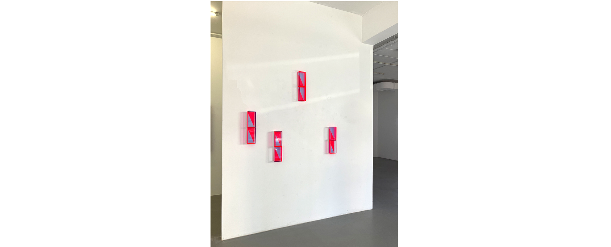 Ausstellungsansicht "LUMEN", Galerie Renate Bender 2026