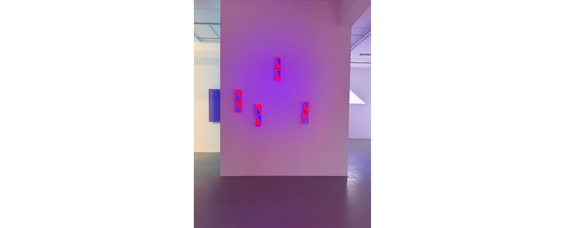 Ausstellungsansicht "LUMEN", Galerie Renate Bender 2026