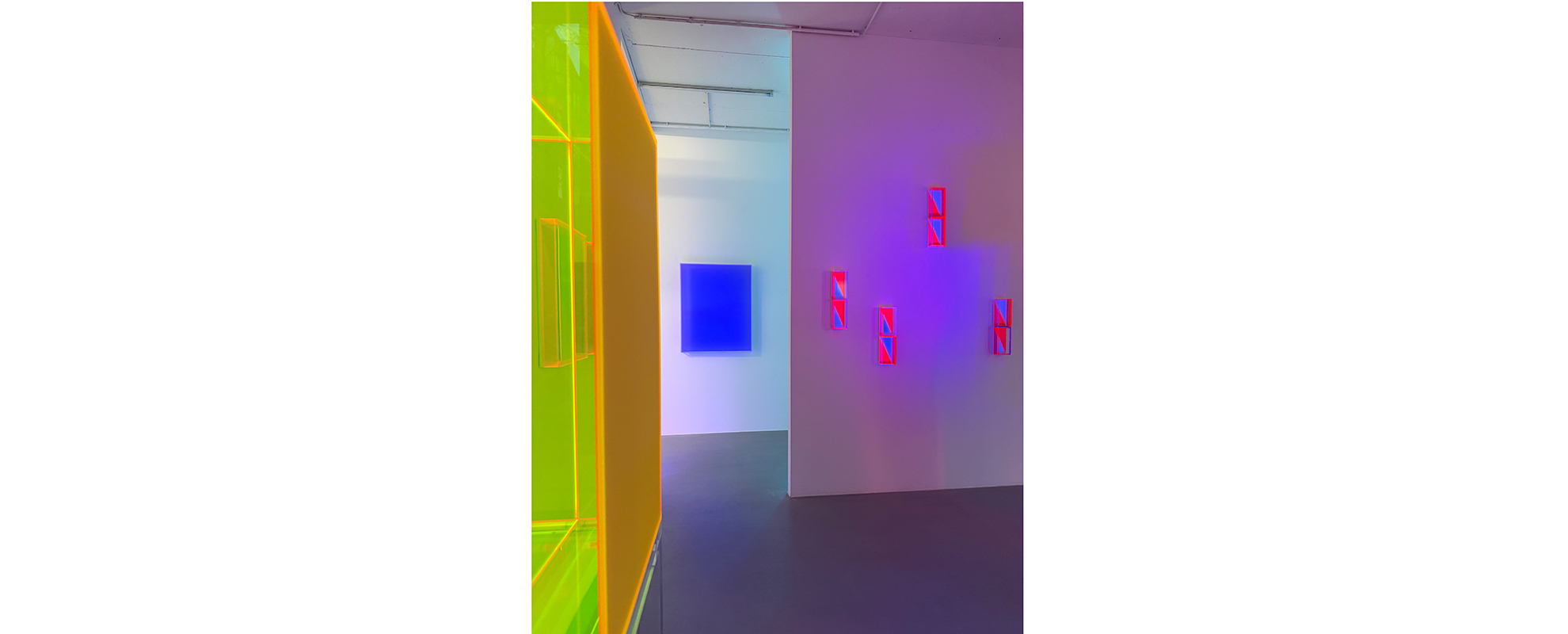 Ausstellungsansicht "LUMEN", Galerie Renate Bender 2026