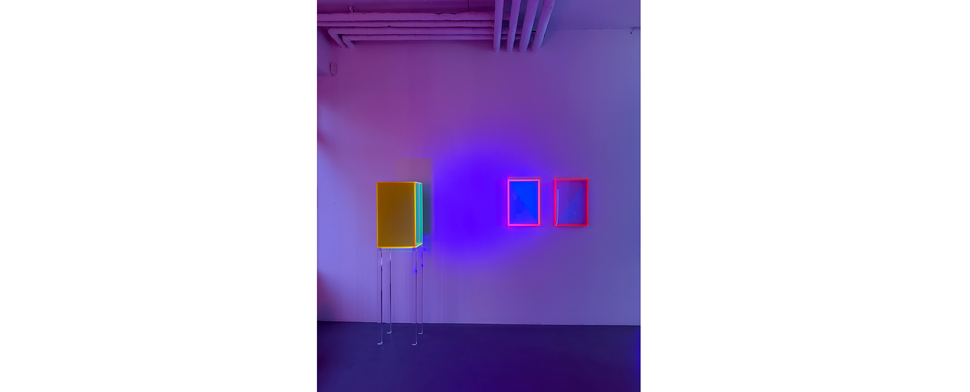 Ausstellungsansicht "LUMEN", Galerie Renate Bender 2026