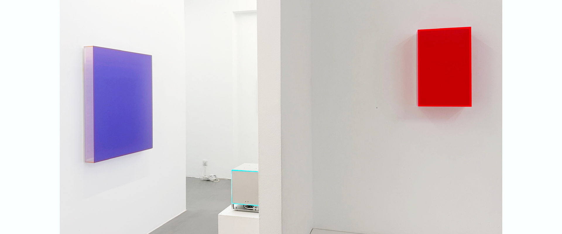 Ausstellungsansicht "LUMEN", Galerie Renate Bender 2026