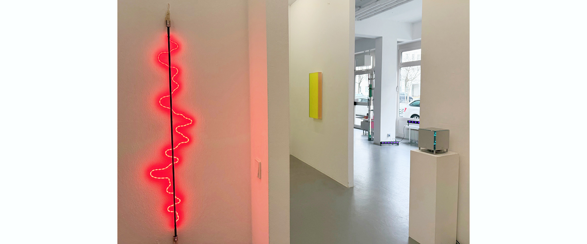 Ausstellungsansicht "LUMEN", Galerie Renate Bender 2026