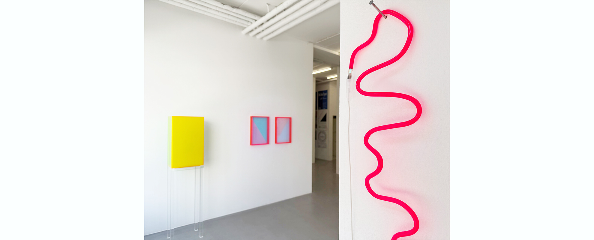 Ausstellungsansicht "LUMEN", Galerie Renate Bender 2026