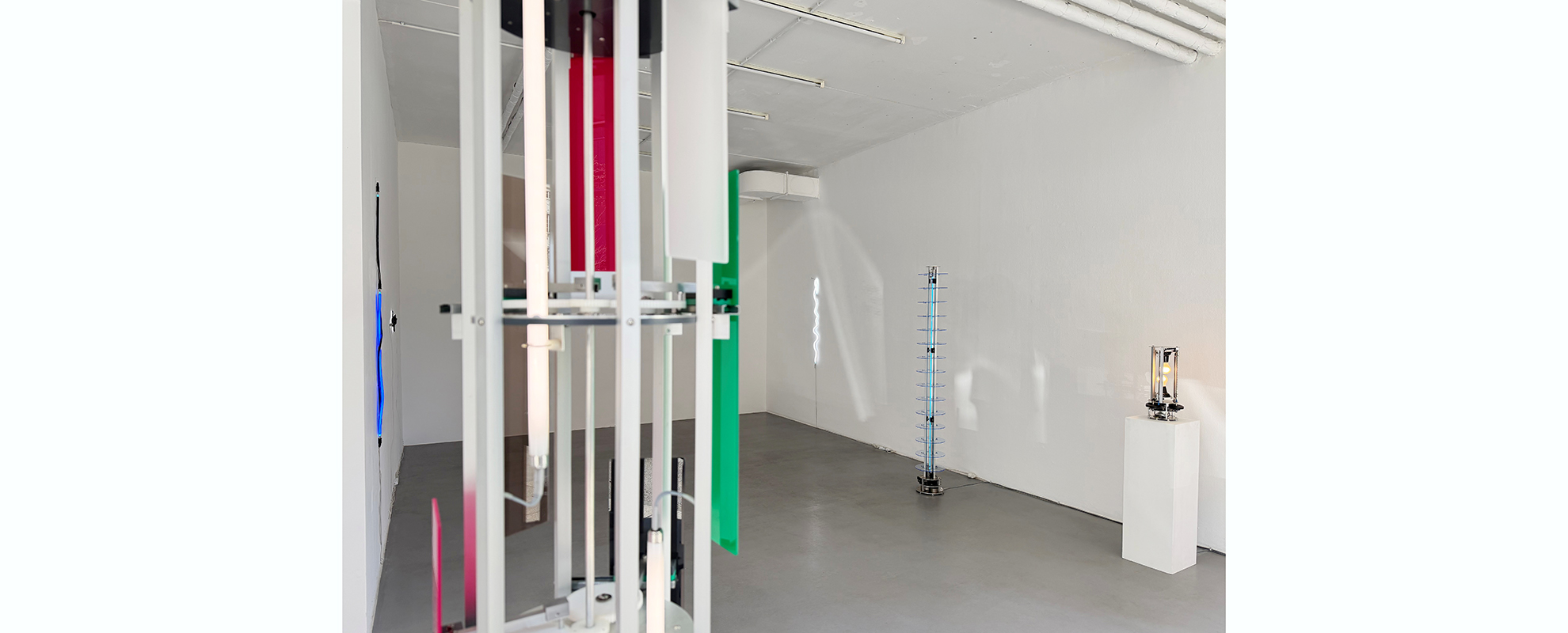 Ausstellungsansicht "LUMEN", Galerie Renate Bender 2026