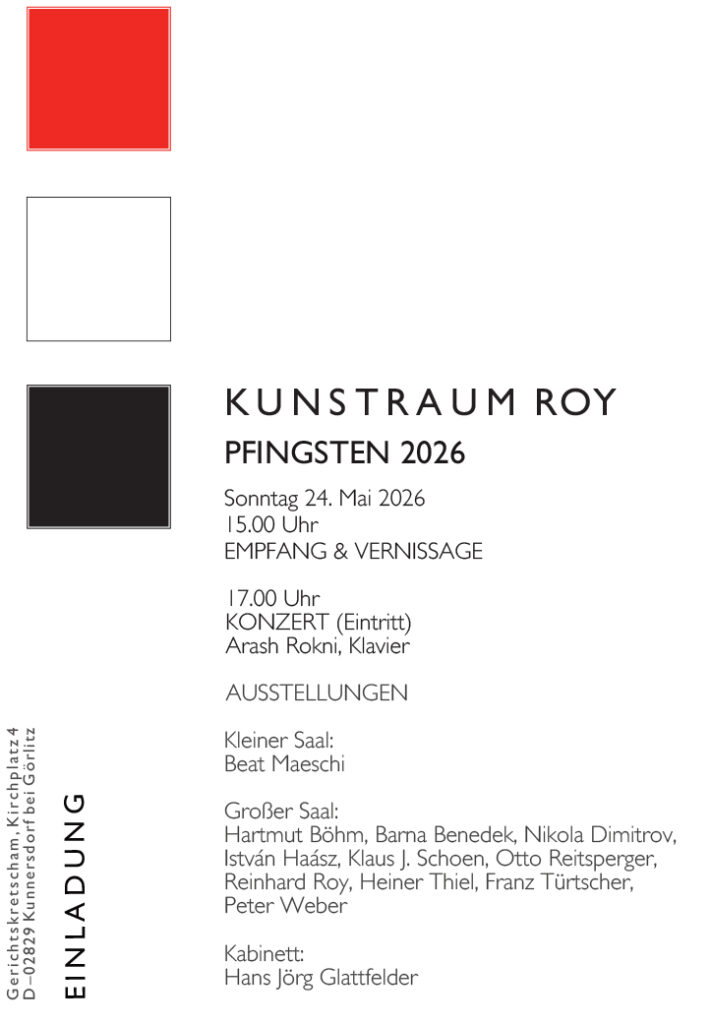 KUNSTRAUM ROY. Pfingsten 2026