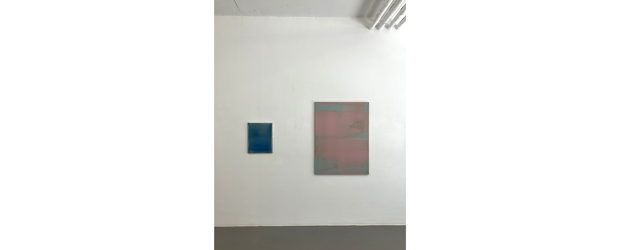 Ausstellungsansicht "Gallery Artists I. Painting and more...", Galerie Renate Bender 2026