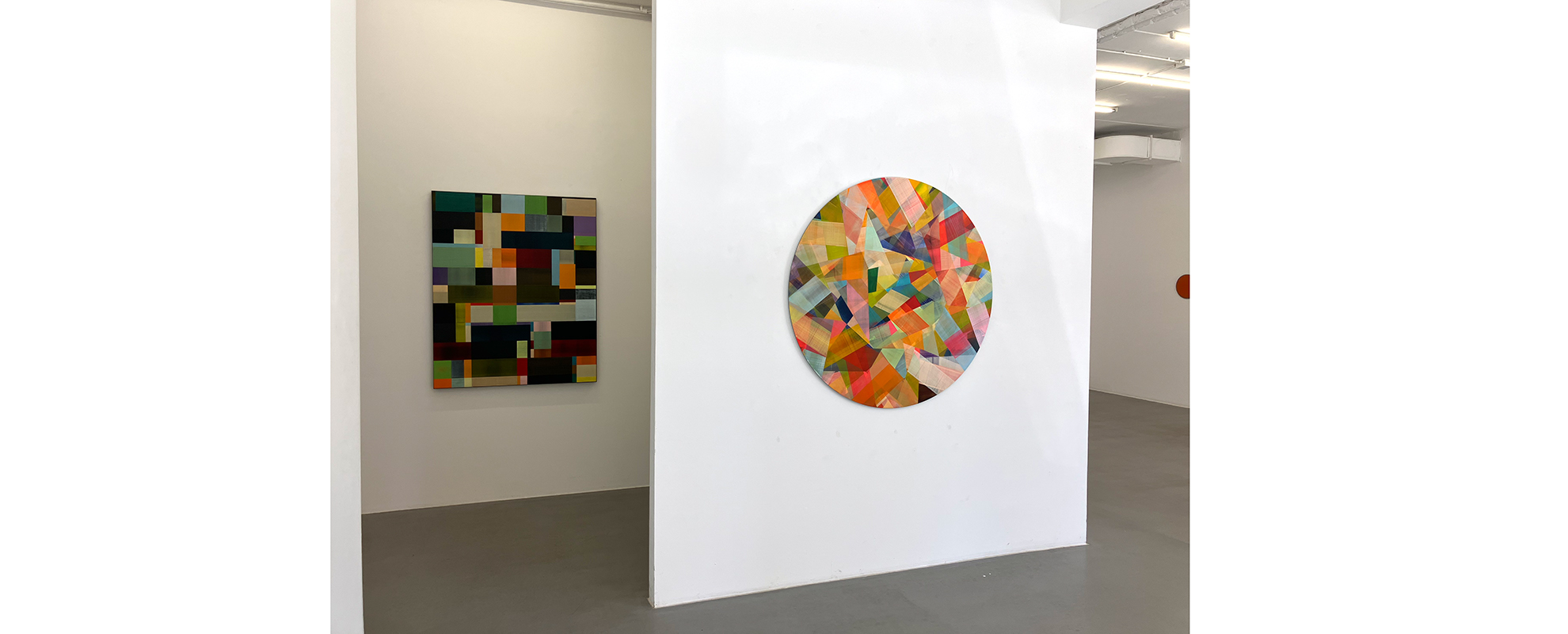 Ausstellungsansicht "Gallery Artists I. Painting and more...", Galerie Renate Bender 2026