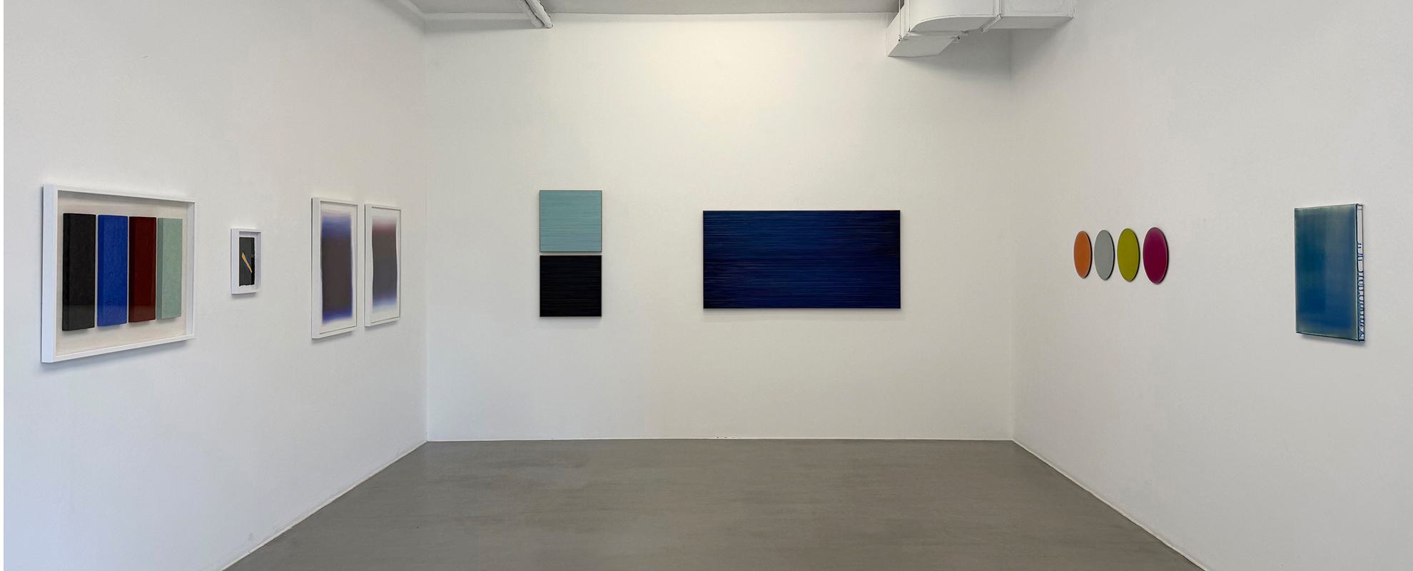 Ausstellungsansicht "Gallery Artists I. Painting and more...", Galerie Renate Bender 2026
